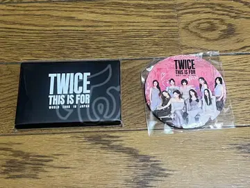 TWICE THIS IS FOR 업그레이드 혜택 트레이딩 카드 캔뱃지