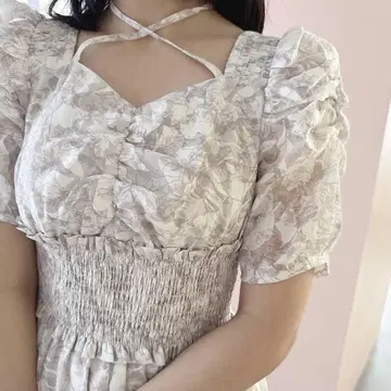 An MILLE flower 크로스 수플레 op