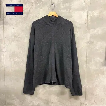 tommy hilfiger 집업 스웨터 코튼 타미힐피거