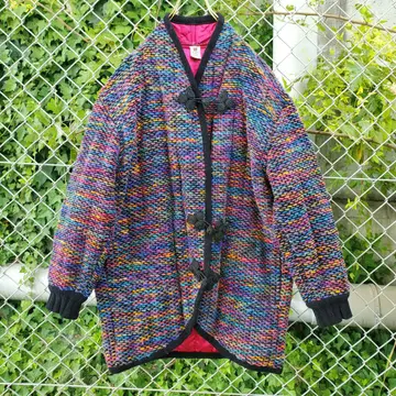 차이나 자켓 레트로 자켓 패턴 자켓 일본제