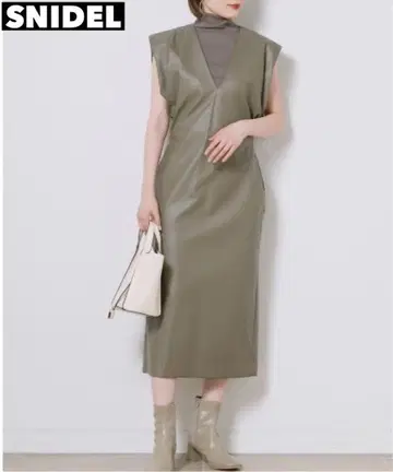미사용 SNIDEL 스나이델 레이어드 민소매 원피스 1