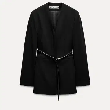 [ ZARA ] ZW 컬렉션 벨트 블레이저 S