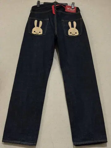 CUNE 큔 DS07FN01 2연 토끼 데님 팬츠 일본제 맘모스