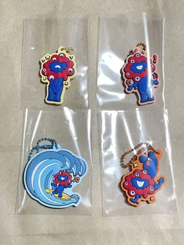 미야쿠미야쿠 통통 고무 스트랩 비스킷 비스킷 키링