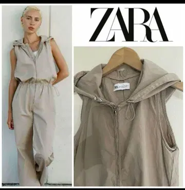 ZARA 슬리브리스 점프수트 올인원