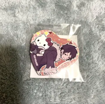 듀라라라 x 2 제비뽑기당 산리오 오리하라 이자야 하트형 캔뱃지