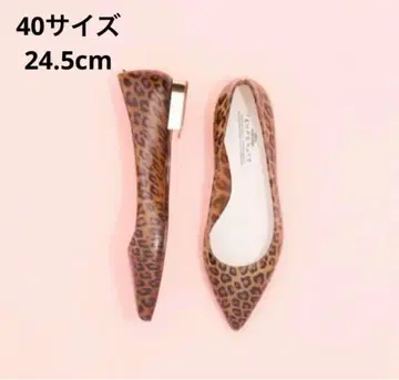 Temperate 여성용 샌들 24.5cm 40 사이즈 레오파드