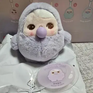 POPMART PUCKY BEANIE BUBBLE UP Sweet 보라색