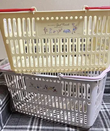 디즈니 레지 바스켓 마이 바스켓 쇼핑 바스켓 푸우 미키
