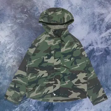 마운틴 후드티 vintage 카모플라쥬 M 후드 가을 아웃도어 CAMO