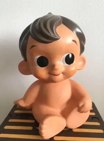 아기 인형 스킨 컬러 브라운 헤어 약 30cm