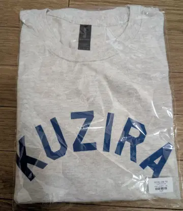 KUZIRA 로고T 애쉬 그레이 파랑 글씨 미개봉 새상품 XL
