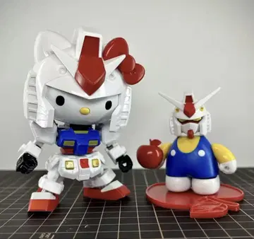 키티 x 건담 프라모델 RX-78 SD건담 조립 모델