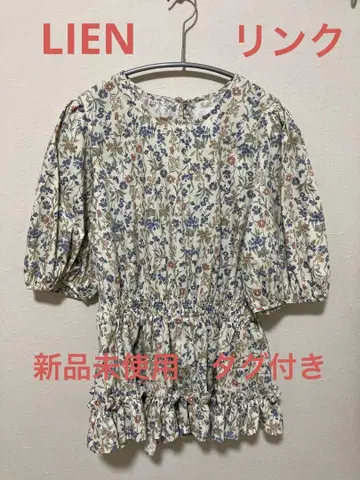 퍼프 슬리브 패턴 튜닉 F 멀티