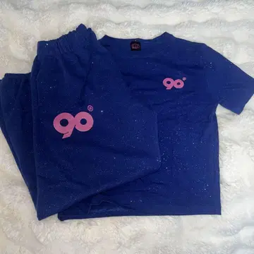 9090 girl OG Logo Glitter 셋업