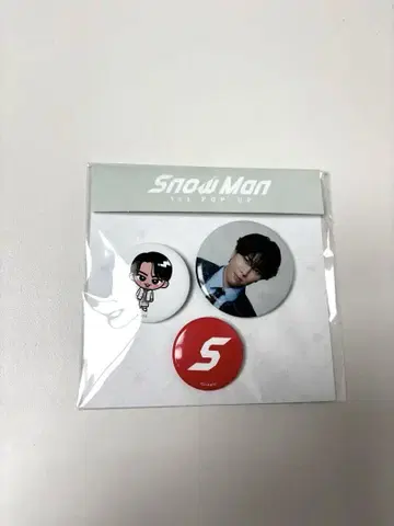 Snow Man 1st popup 핀 배지 세트 미야타테 료타
