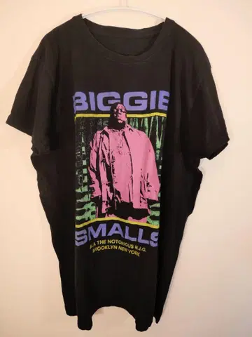 NOTORIOUS B.I.G T셔츠 오버 사이즈 블랙