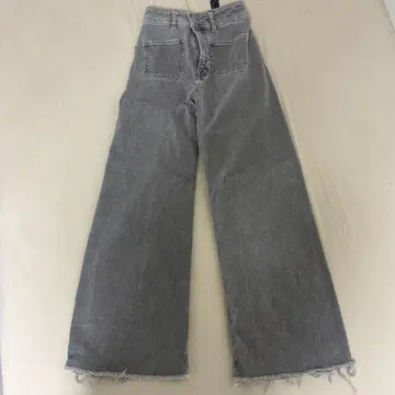 ZARA 데님 청바지 스트레이트 와이드 그레이