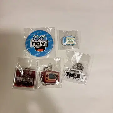 40. GRe4N BOYZ 캔뱃지 아크링 키링 핀 배지