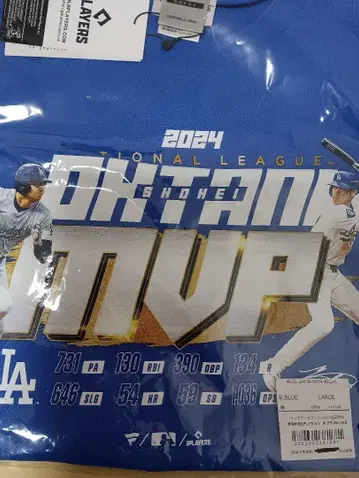 쇼헤이 오타니 MVP 2024 티셔츠 L 사이즈
