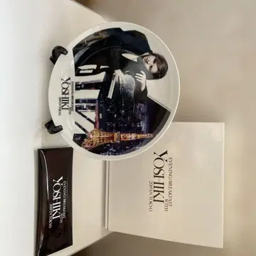 YOSHIKI 2019 디너 쇼 플레이트 PVC 파우치/클리너 크로스