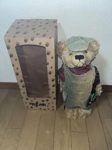 테디베어 체크 무늬 셔츠 포함