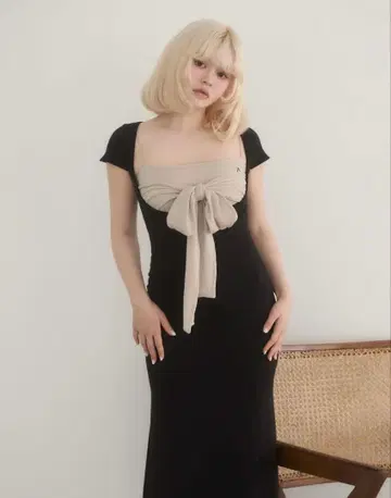 andmary Lady like long dress