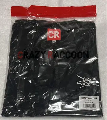 CrazyRaccoon CR ALLIN TEE BLACK XL mondo
