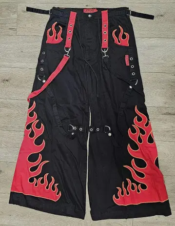 TRIPP NYC Flame 파이어 팬츠 그런지