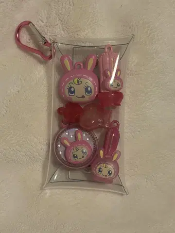 가챠 파우치 메조 피아노 화장품 미니어처 베리에 핑크