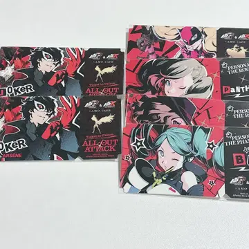 P5R 아모카페 티켓풍 스티커