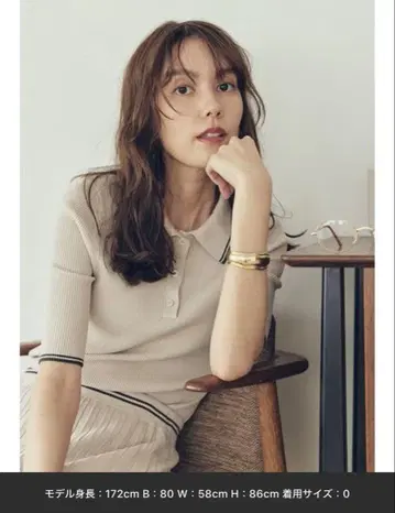 [ 셋업 가능 ] 폴로 카라 리브 니트 풀오버