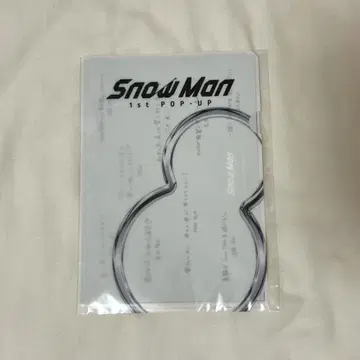 Snow Man 1st POPUP 미니 포스터 L 홀더 세트