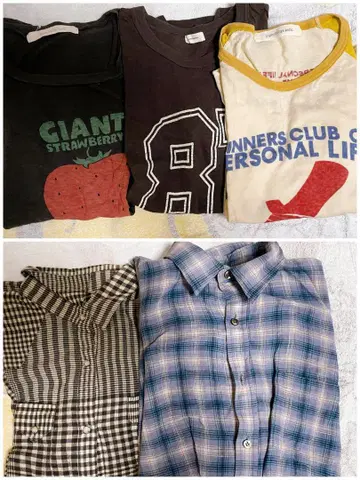 임팩티스 리 상의 5종 세트 체크 셔츠 나이치치