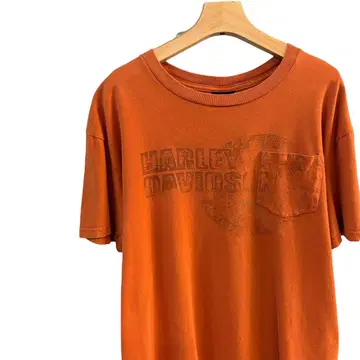 Harley-Davidson 오렌지 T셔츠