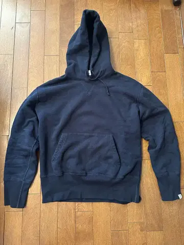 루프 휠러 빔즈 별주 네이비 슈퍼 헤비웨이트 후드티