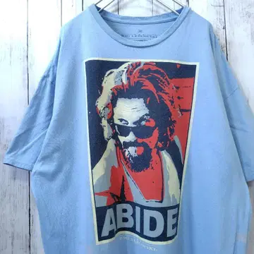 TheBigLebowski 빅 사이즈 T셔츠 블루 계열 2XL 구제 의류