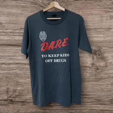 스크린스타즈 D.A.R.E 티셔츠 90s 빈티지 L