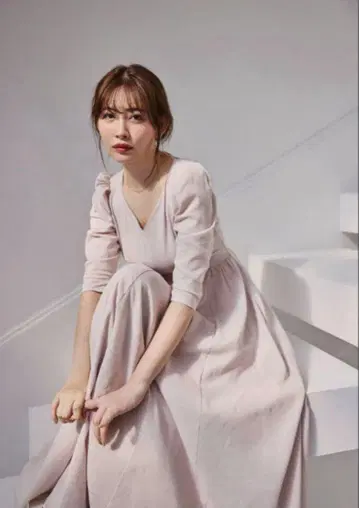 Herlipto Voile Back Ribbon Long Dress