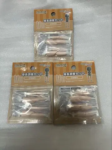 3개 넨도로이드돌 신장 조정 세트 (cream)