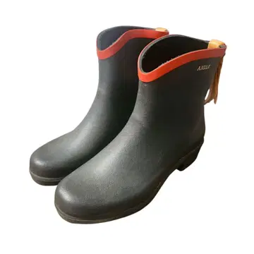 새상품급 에이글 레인부츠 러버부츠 숏 23.5cm
