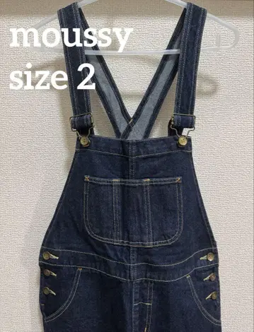moussy 마우지 와이드 스트레이트 데님 살로펫 청바지