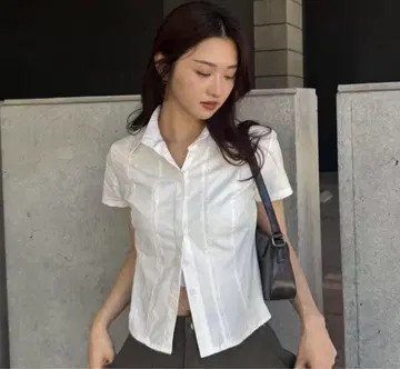 SENDOO 레이스 디자인 슬림 셔츠