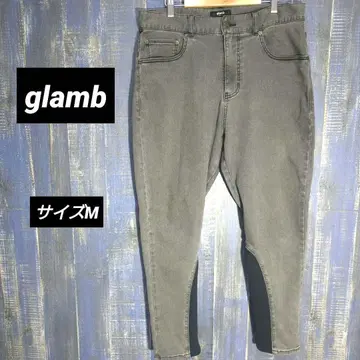 glamb 그램 폴리 팬츠 그레이 사이즈 M