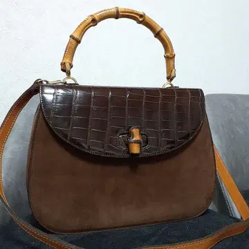 메라티 이탈리아제 크로커다일 미니백