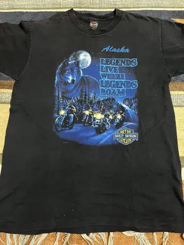 90'S Harley-Davidson T셔츠 빈티지