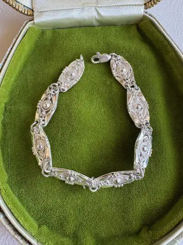 실버 팔찌 925 빈티지