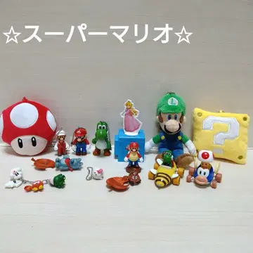 슈퍼 마리오 키링 마스코트 묶음 판매 당시 물품