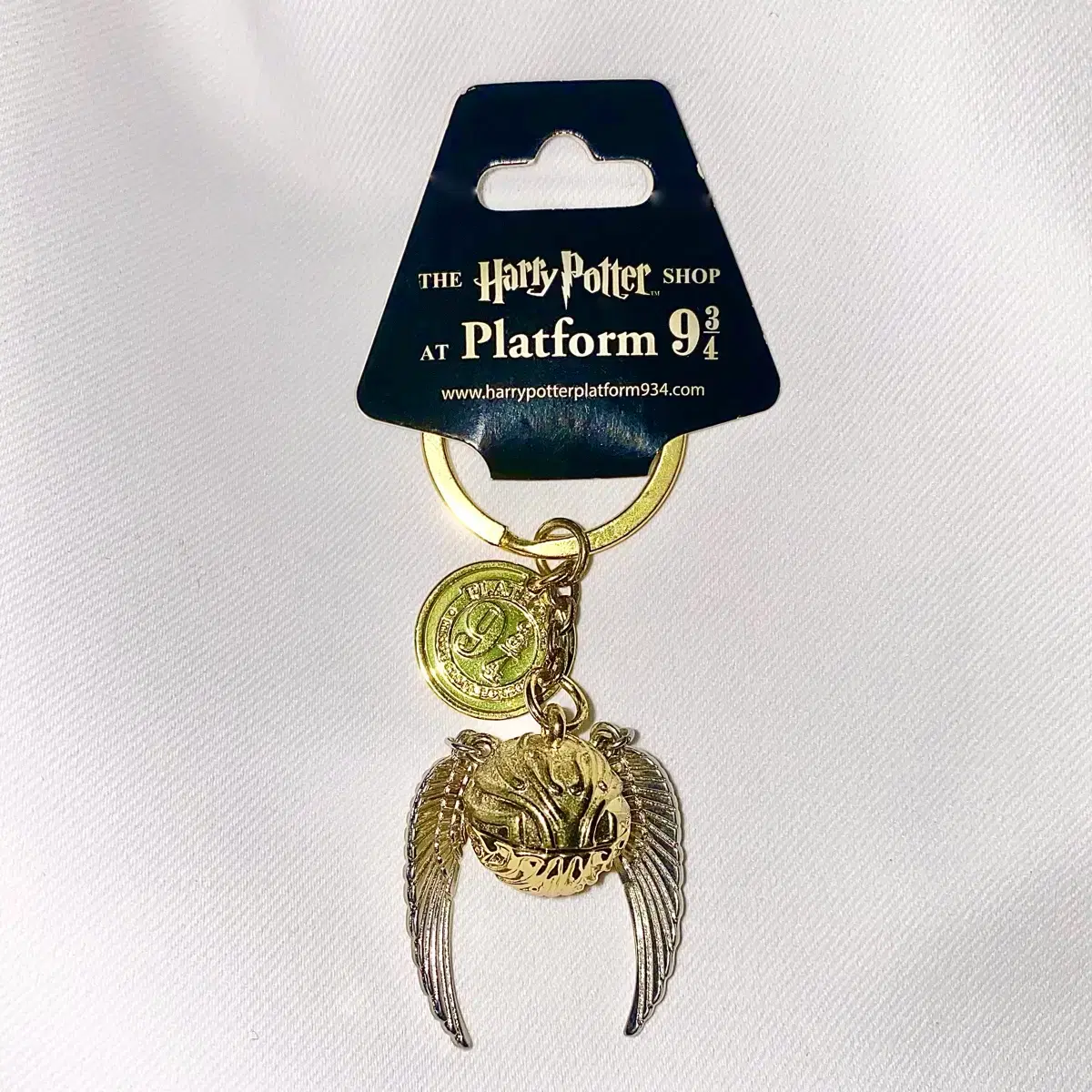 [새상품] 해리포터 스튜디오 런던 골든 스니치 키링 공식 굿즈