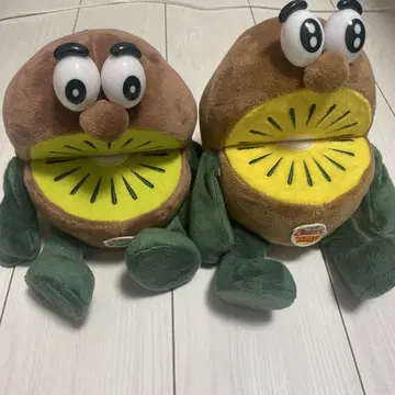 Zespri 키위 봉제 인형 2개 세트